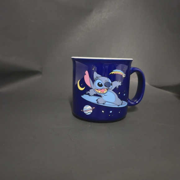 Disney Lilo & Stitch 20oz Coffee Mug Space Surfer Universe Ceramic Cup Mug New - Picture 11 of 15